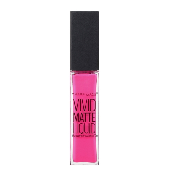 NWT MAYBELLINE VIVID MATTE LIQUID LIP N°20 ELECTRIC PINK! - Picture 2 of 9